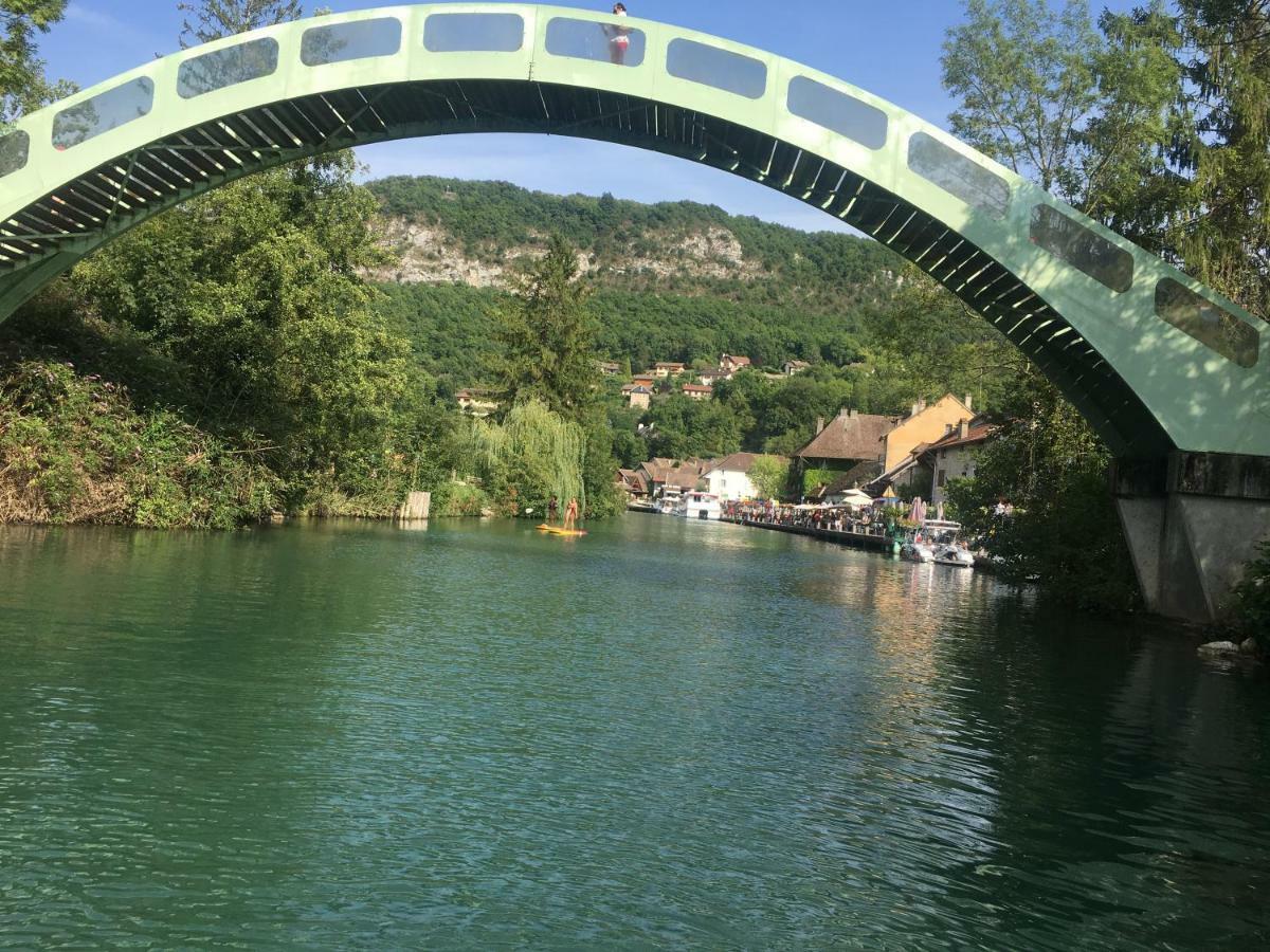 Chambres D'Hotes Des Lodges De La Cascade Yenne Exteriör bild